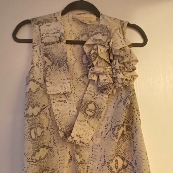 Dolly Pearl Tops - Dolly Pearl Silk Snake Top (XS/S)